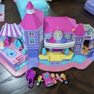 Vintage Polly Pocket Magical Mansion Light Up 1994 Bluebird- lights up
